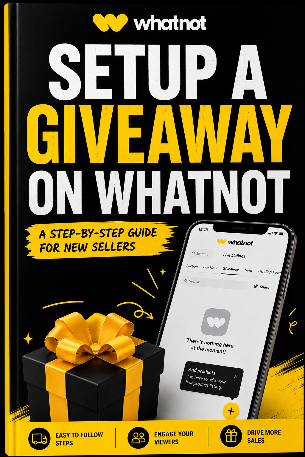 How to Setup a Giveaway on Whatnot